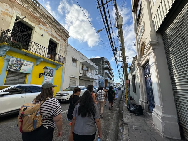 Students in Santo Domingo